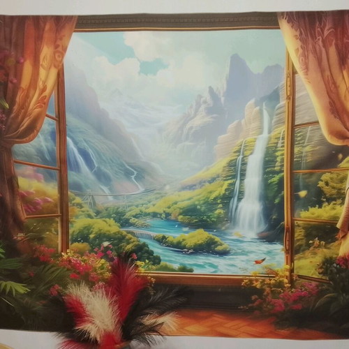 Painting canvas like new without stretcher 1.40×2.00
