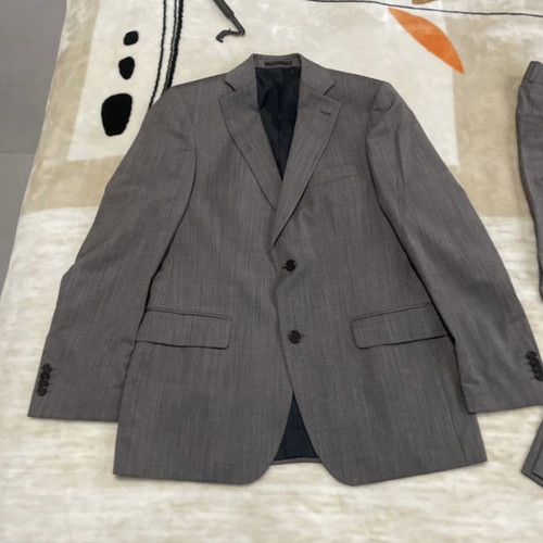 Tom Frank coarse wool gray suit No 50 like new