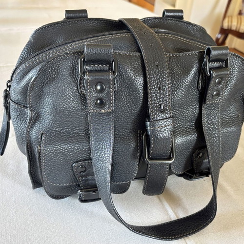 Coccinelle shoulder bag like new, genuine leather, black