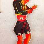 Shadow Theatre Karagiozis 8 hard cardboard figures like new