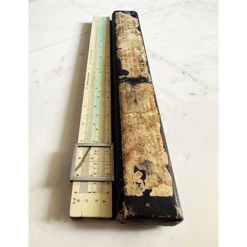 Antique Dennert Pape Aristo Slide Rule used, collectible scientific instrument
