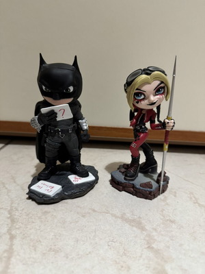 Batman and Harley Quinn mini figures bundle 16cm