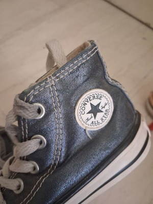 Converse All Star παιδικά παπούτσια μεταχειρισμένα, νούμερο 22, γκριζομπλε