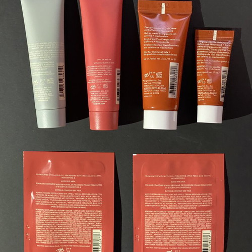 Origins GinZing Energizing Gel Cream 20ml, Youthtopia Apple Face Cream 18ml, Retexturing Mask 15ml