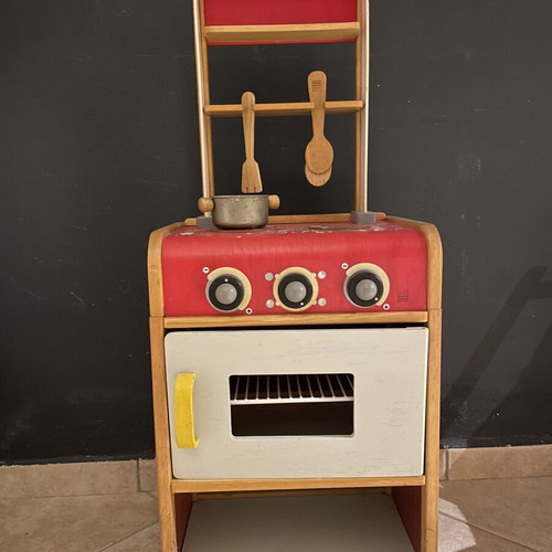 Plan Toys Wooden Children's Kitchen Used