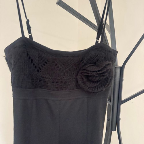Ysatis knee-length dress like new, black, size 3