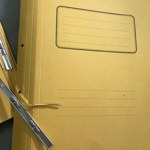Hanging A4 Filing Folders with Metal Guide Set of 52 pieces