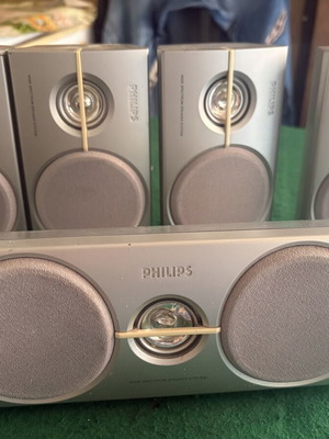 Σετ 5 ηχεία Philips CSW3600 μεταχειρισμένα 4 Ohm για home cinema