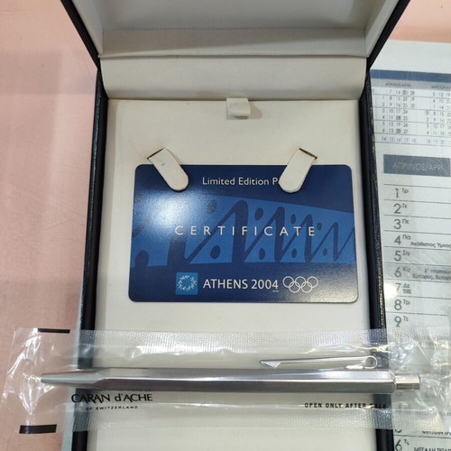 Athens 2004 Caran d'Ache pen new, limited edition