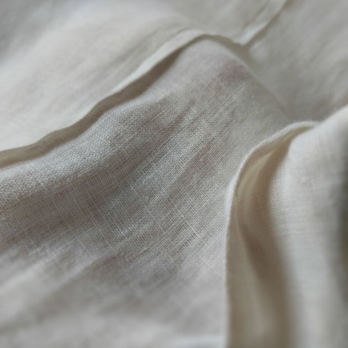 Benetton strapless linen dress with hidden straps, new, white, size M