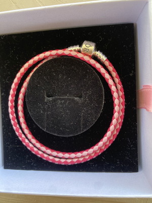 Pandora silver bracelet s925 ale, pink, 19cm