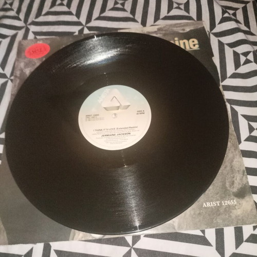 Jermaine Jackson I Think It's Love 12" vinyl maxi-single 1986 UK