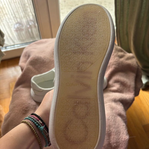 Calvin Klein women's sneakers like new, size 40, white