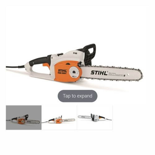 Stihl MSE 230 C-B electric chainsaw used