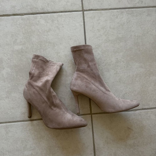 Nude Sock Boots Like New