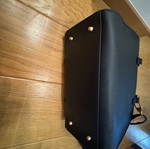 Elizabeth George leather bag black crossbody like new, unworn