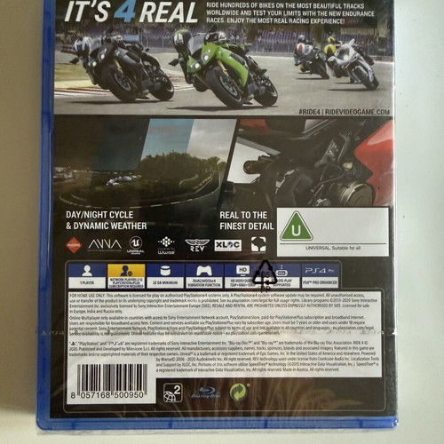 Ride 4 PlayStation 4 game new, racing
