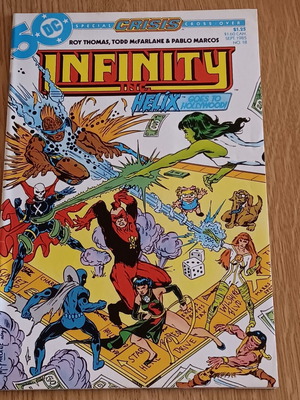 Infinity inc. #18 used comic DC Comics with Todd McFarlane art