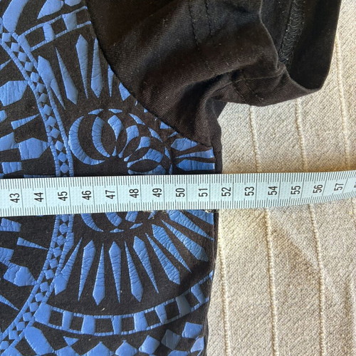 Versace Jeans Men's Large Graphic T-Shirt with Blue Tiger Emblem