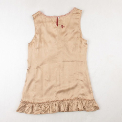 Odd Molly silk sleeveless top size S beige like new