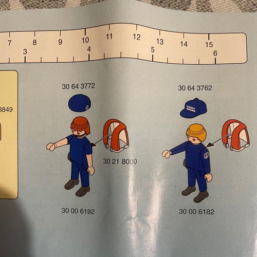 Playmobil Coastguards new, set of 2 with weapons and radio