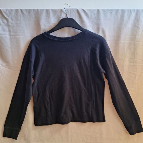 Gap Kids black long sleeve star top, size 140 cm