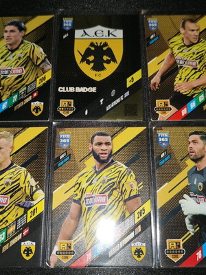 Panini FIFA 365 2024 Adrenalyn XL ΑΕΚ σετ 6 κάρτες μεταχειρισμένο