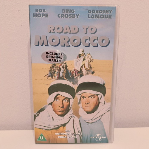 1942 Road to Morocco VHS tape used, no subtitles