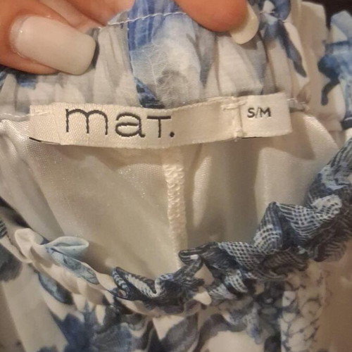 Mat Fashion Floral Off-Shoulder Dress like new, size S/M