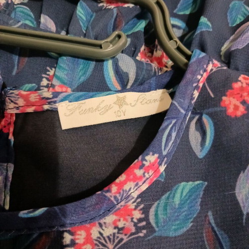 Funky Jeans Girls' Blouse like new, size 10, multicolor
