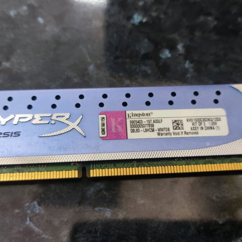 Kingston Hyper X Ram ddr3 4g 1600mhz used
