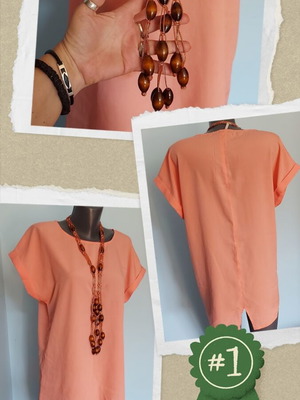 Soyaconcept women's tunic like new, peach color, XL-XXL