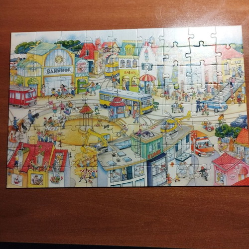 Puzzle 72 pieces like new for 5+ German market