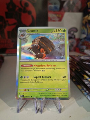 Crustle Holo Pokémon card