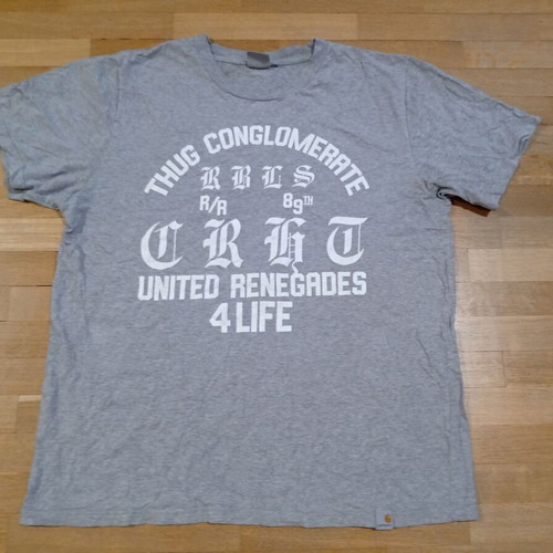 Carhartt Wip Shirt Gray Cotton XL used