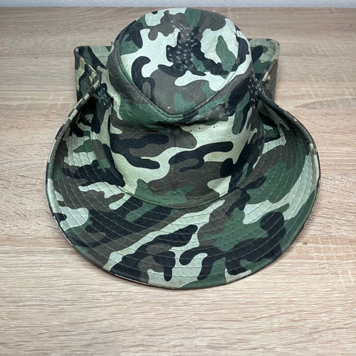 Camouflage hat used