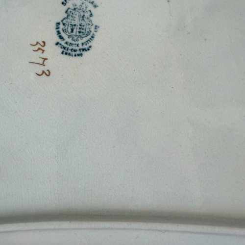 England antique plate set used Stoke on Trent