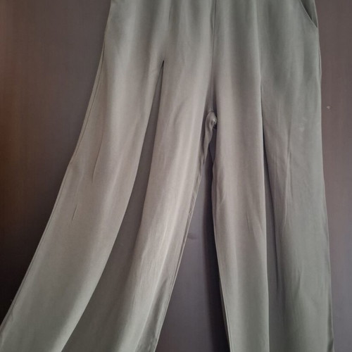 Infinity Collection khaki pants used, 100% viscose, sizes S-M