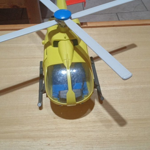Playmobil EKAB Helicopter like new, missing some parts