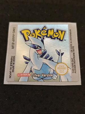 Pokémon Silver Sticker New