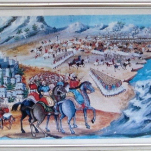 Collectible frame with theme The Battle of Dervenakia like new