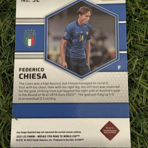 Panini Mosaic FIFA Road to The World Cup 2021-22 Federico Chiesa card
