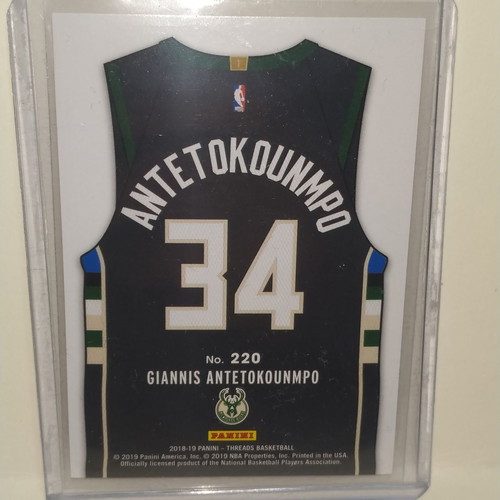 Giannis Antetokounmpo 2018 Panini Threads NBA & SP Dazzle like new, set of 3 cards