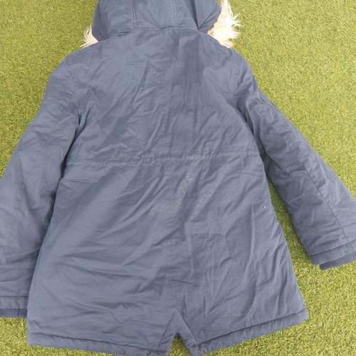 Orchestra girls' jacket used, blue, warm with lining, size 9-10 years