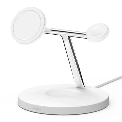 Belkin Boost Charge 3-in-1 Wireless Charger with MagSafe 15W new
