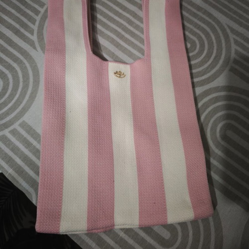 Cocosolis summer bag, white and pink