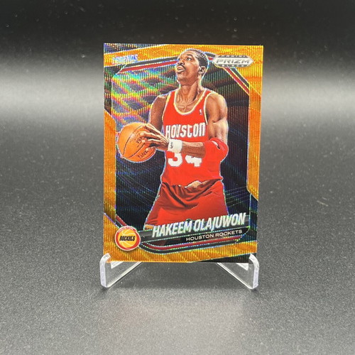 2024-25 Panini Prizm Black Hakeem Olajuwon card, new