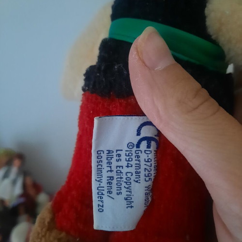 Retro Asterix plush toy 1994 Michael Mühleck collectible