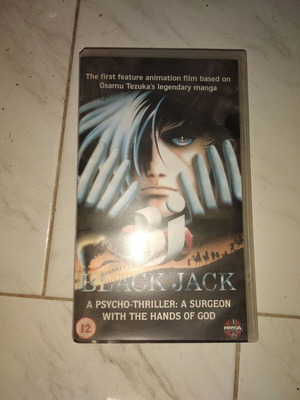 Black Jack VHS used, dubbed in English