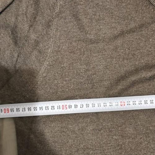 V-neck pullover like new, size XXL, gray and beige